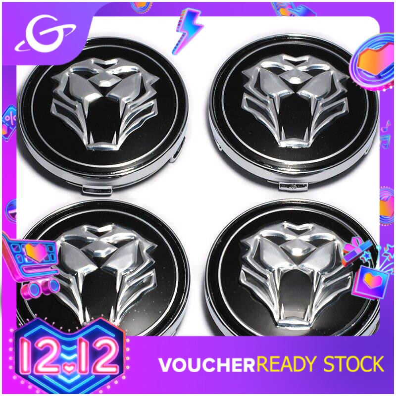 4 cái nắp chụp trục bánh xe ô tô có logo nhôm kim loại 60mm cho bmw volkswagen audi lada kia mazda toyota phụ tùng thay thế lốp xe ô tô