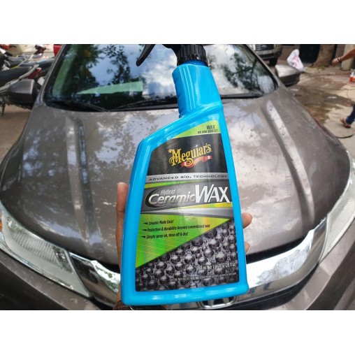 (Tặng mút dưỡng cao cấp) Meguiar's Ceramic Wax - WAX BÓNG SƠN XE G190526 768ml
