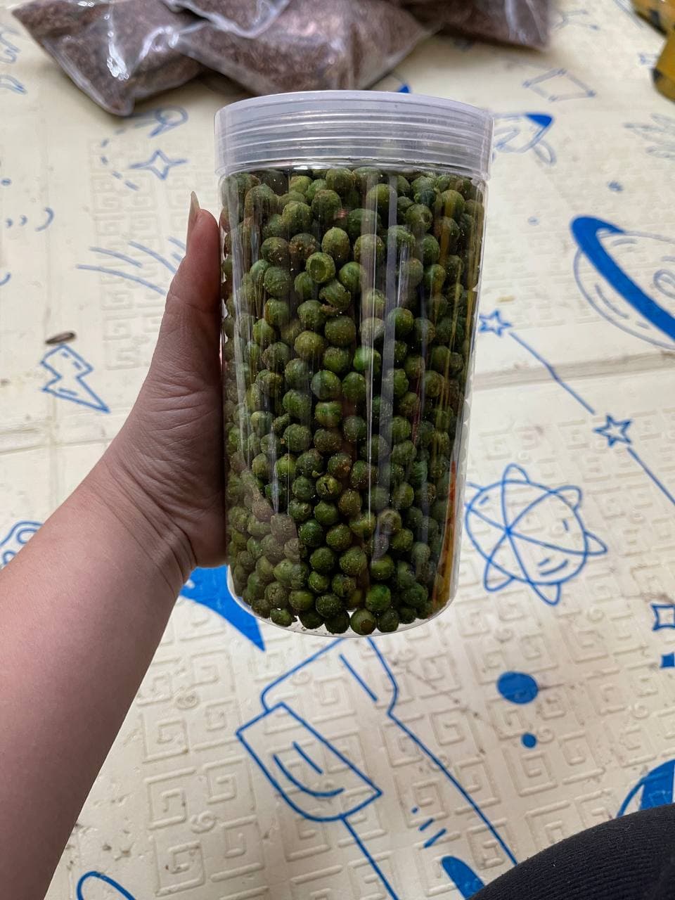 đậu hà lan tỏi ớt 500g
