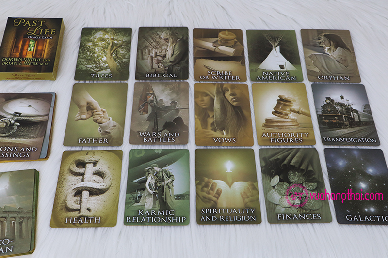 Bộ Bài Bói Tarot Past Life Oracle Cards Cao Cấp