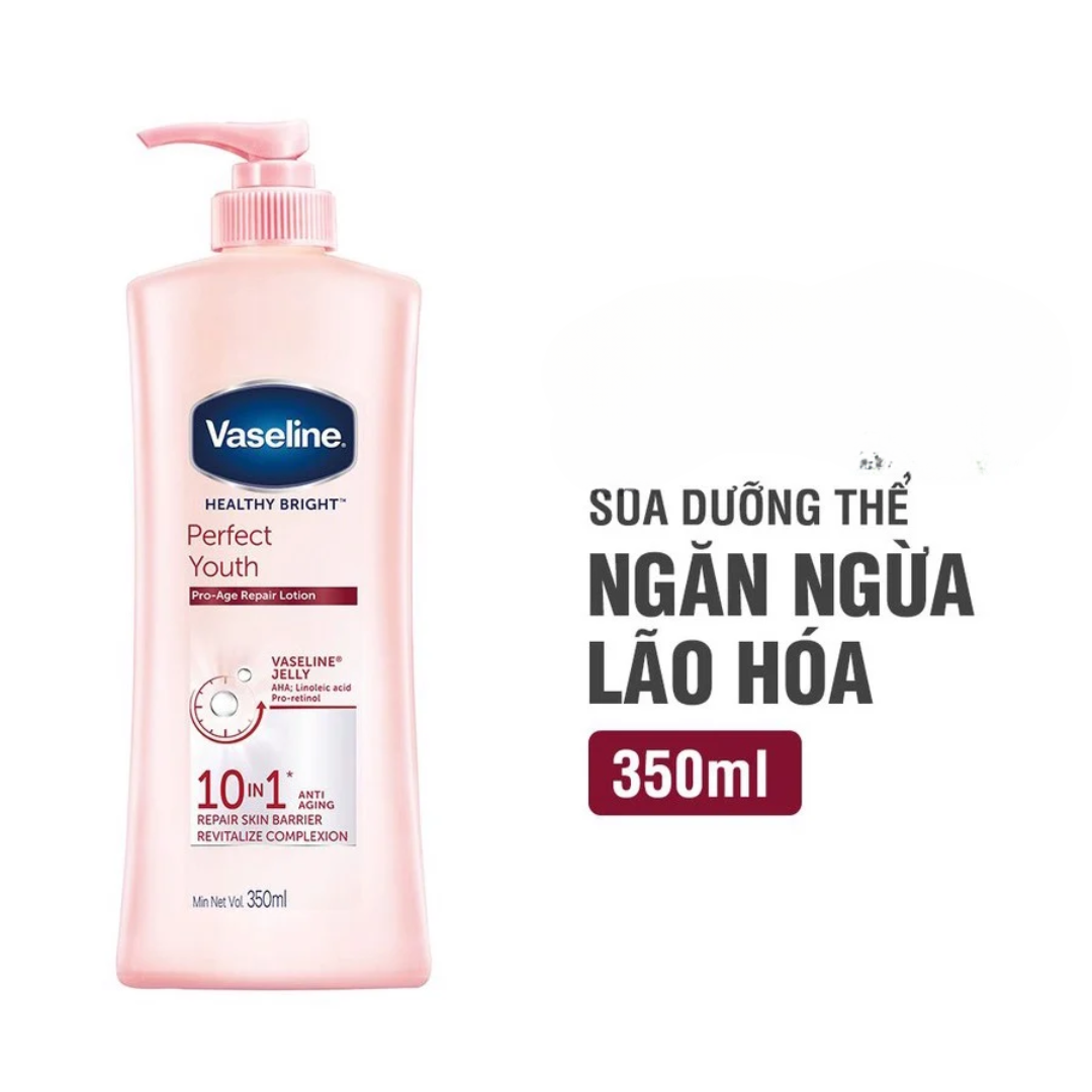 Sữa dưỡng thể da sáng tức thì Vaseline 350ml/chai