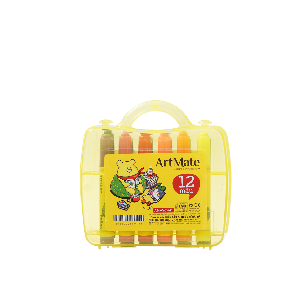 Bút Dạ Màu Classmate Chất Liệu Cao Cấp, An Toàn Cho Bé Tập Tô Hộp 12,18 Màu CL-WC441/442