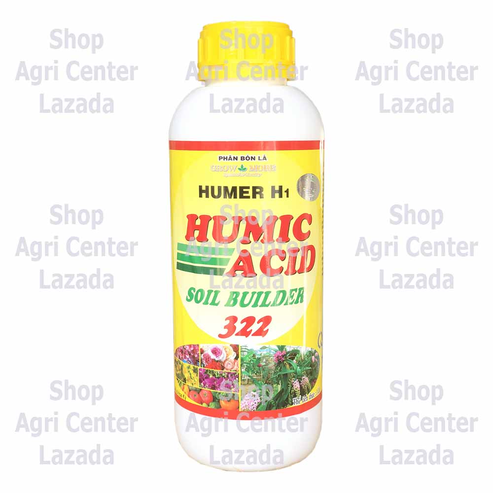 Phân bón lá đa vi lượng sinh học grow more humer h1 humic acid 322 – bông to trái lớn, chống rụng bông, tăng đậu trái.