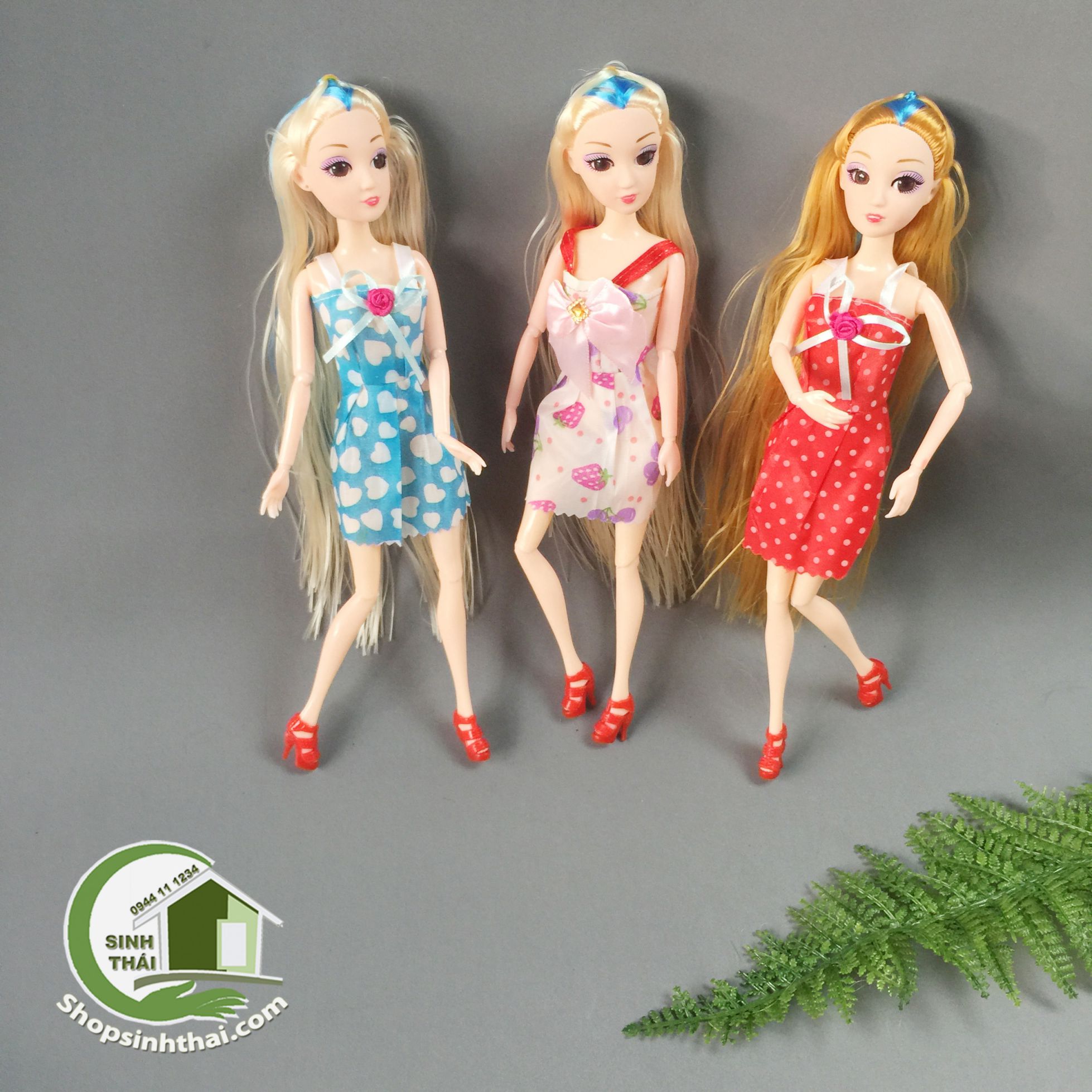 [HCM]Búp bê tóc dài có 14 khớp - búp bê nữ 30cm