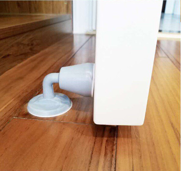 Dụng Cụ Hít Chặn Cửa Silicone Chống Va Đập (Nhựa)