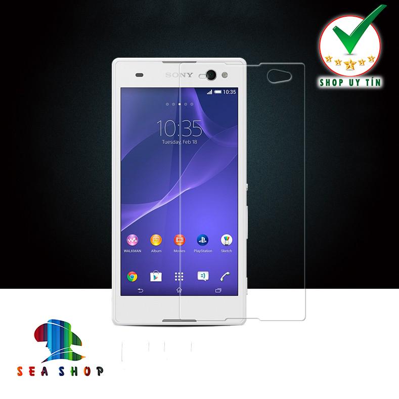 Combo 2 glass tempered for Sony Xperia C3 D2502