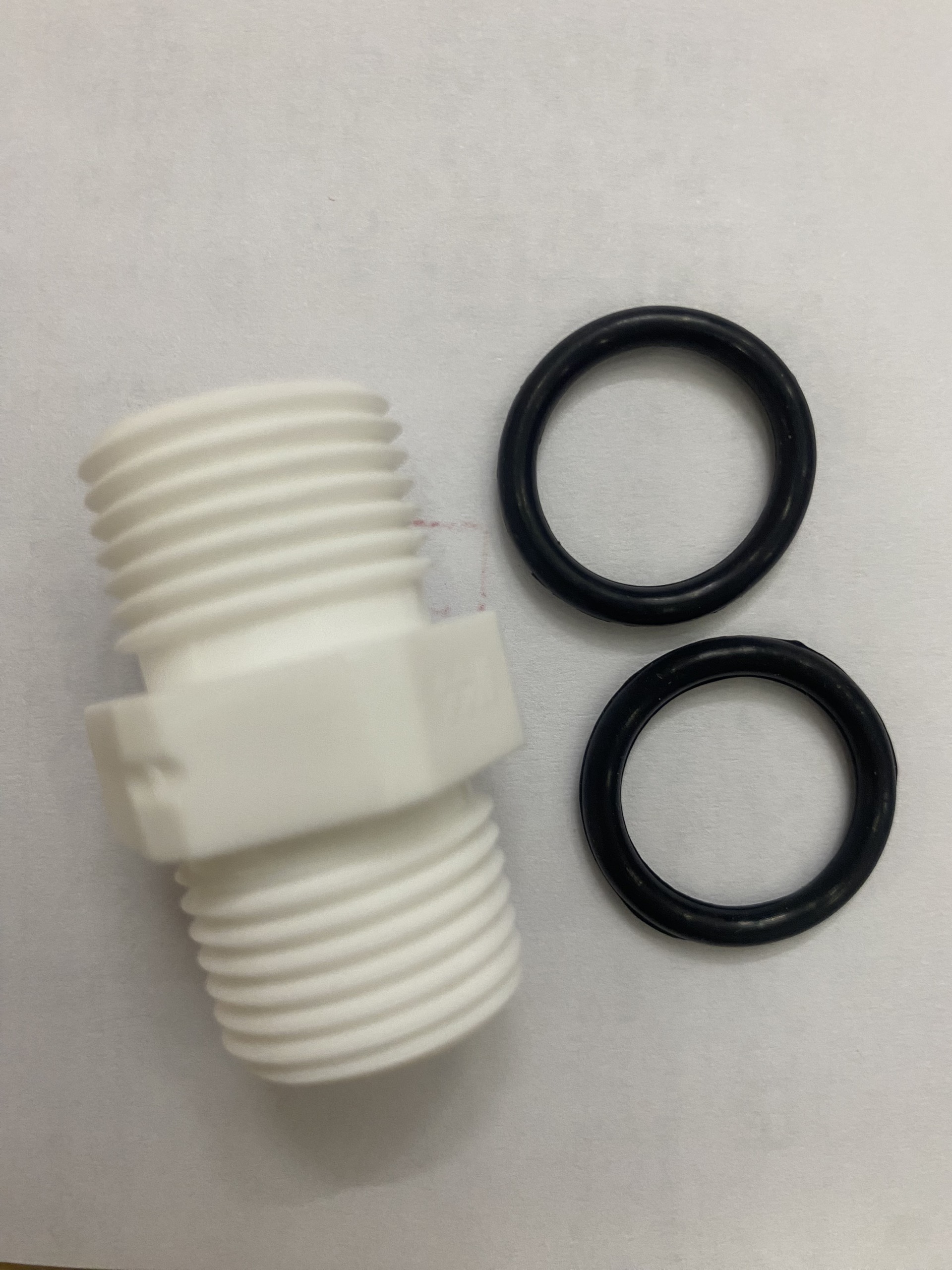 Nối thẳng 2 đầu ren 21 (21-21) phụ kiện lọc nước (tặng kèm ron)