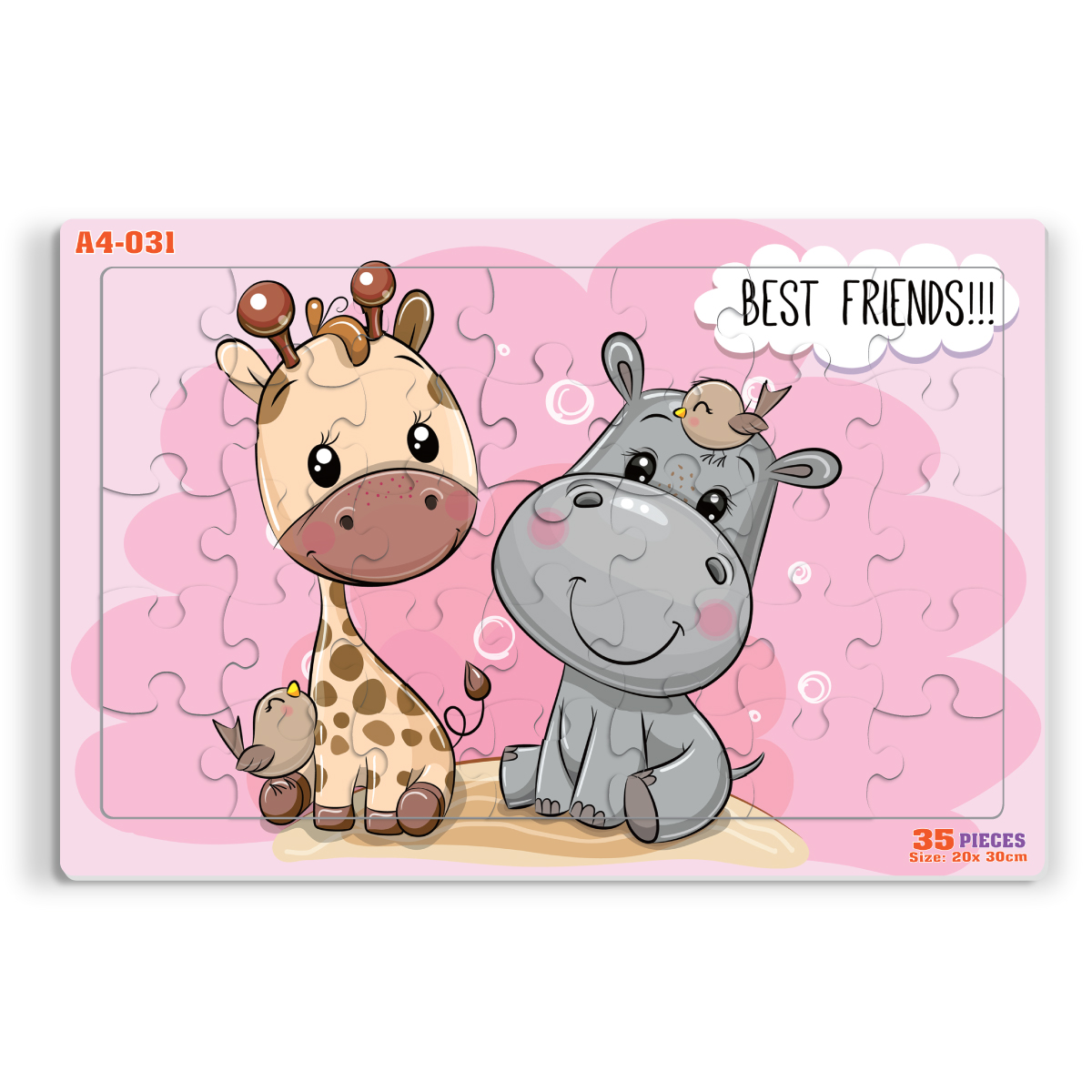 Bộ ghép hình bảng 35 mảnh - Best Friends