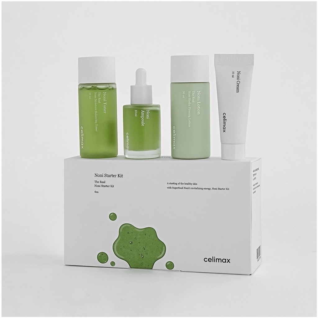 Set 4 sản phẩm chăm sóc da mini celimax the real noni starter kit - sản phẩm chất lượng cao, được yêu thích săn đón trên thị trường hiện nay, hàng đảm bảo dùng siêu thích mời khách yêu trải nghiệm