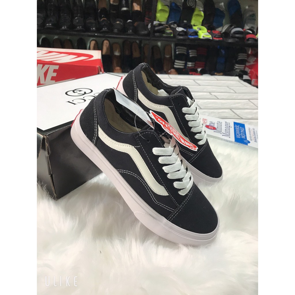 GIÀY VANS 🎁 freeship 🎁 OLD SKOOL MÀU ĐEN full box bill