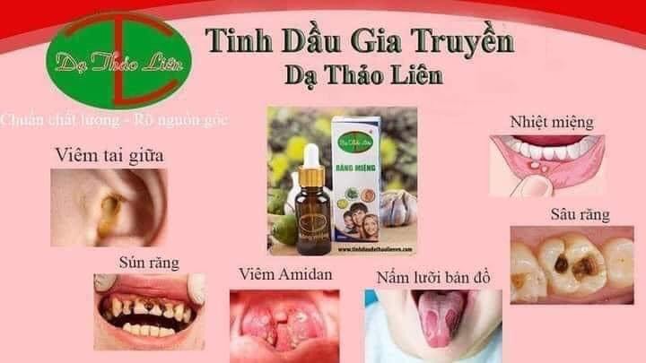 Tinh Dầu Răng Miệng DẠ THẢO LIÊN 5ml ( hàng chính hãng)