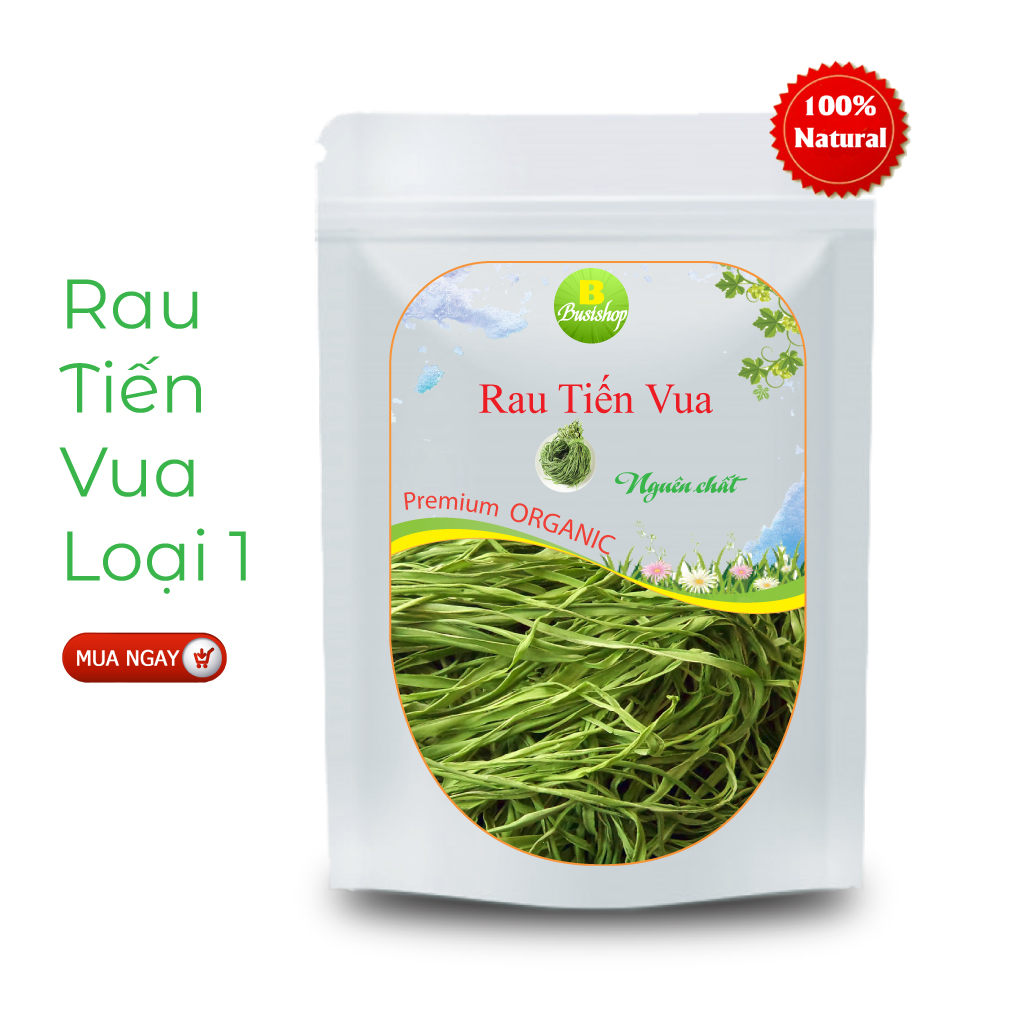 Rau tiến vua khô 100g [Loại 1, Xanh, Non]