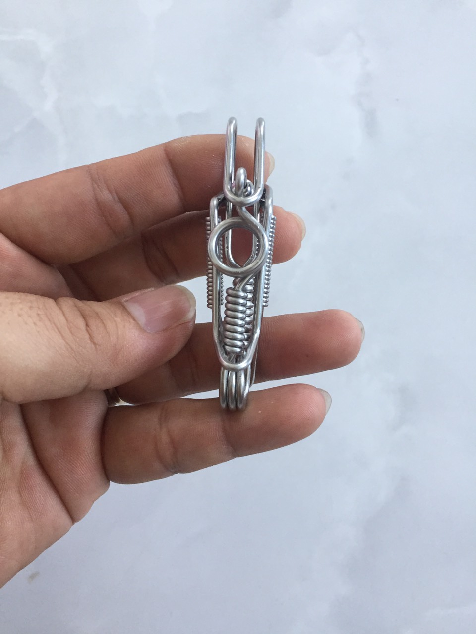 Móc Khóa Inox304 Uốn Hình Chú Dế