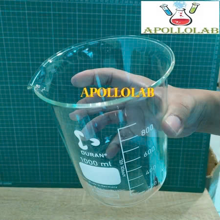 [Hãng Duran- Đức] Cốc thủy tinh có mỏ 600ml 1000ml