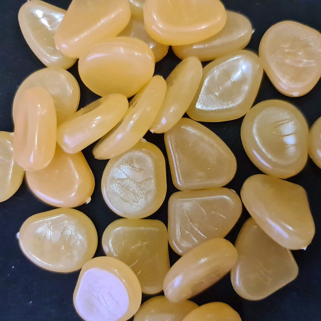 10 viên Sỏi Dạ Quang bể cá, chậu cây đủ màu