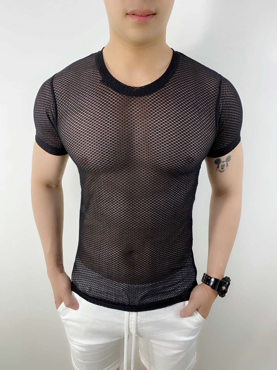 [HCM]Áo lưới tay ngắn thời trang ALN2002