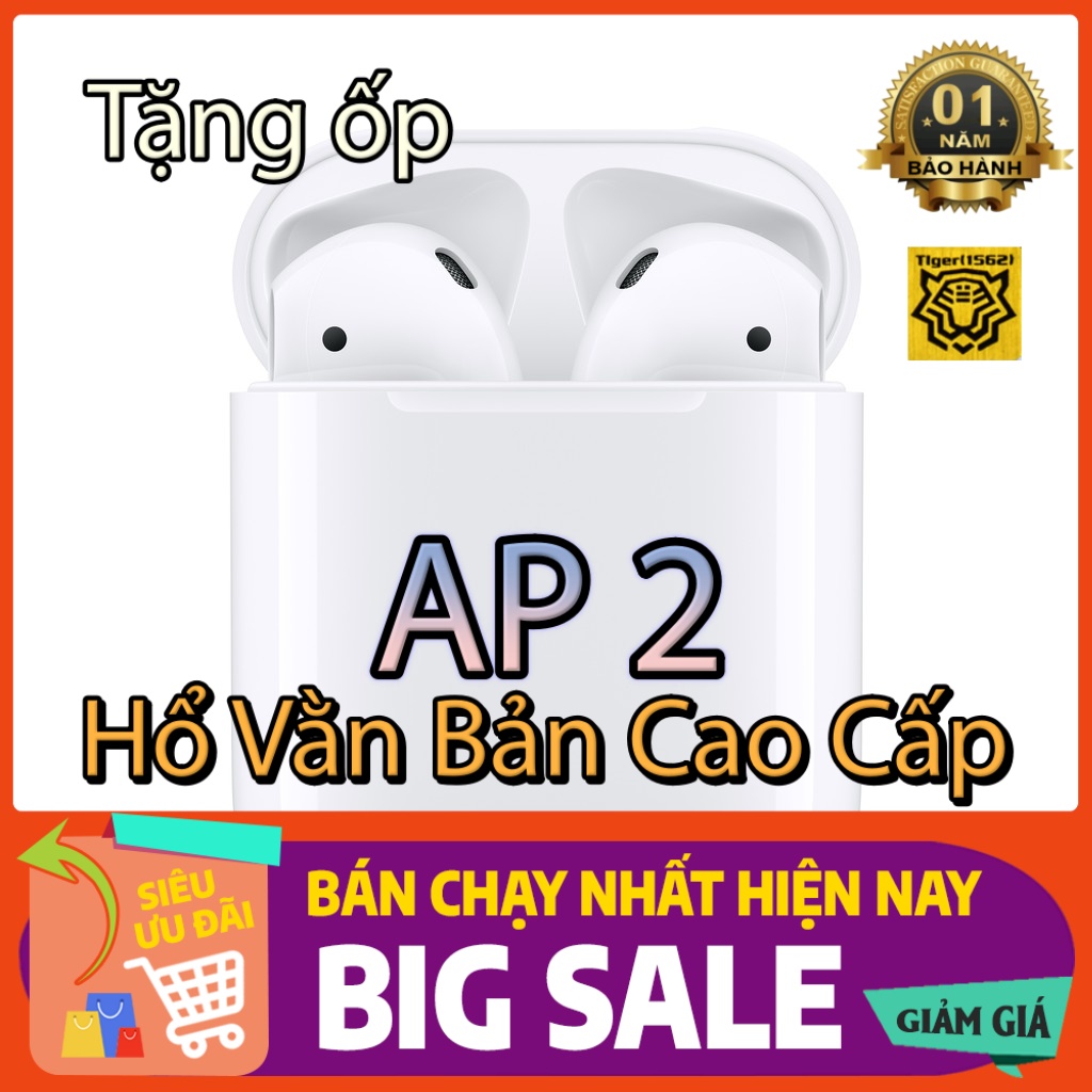 Tai Nghe Bluetooth Hổ Vằn AP 2 Không Dây Bản Cao Cấp...