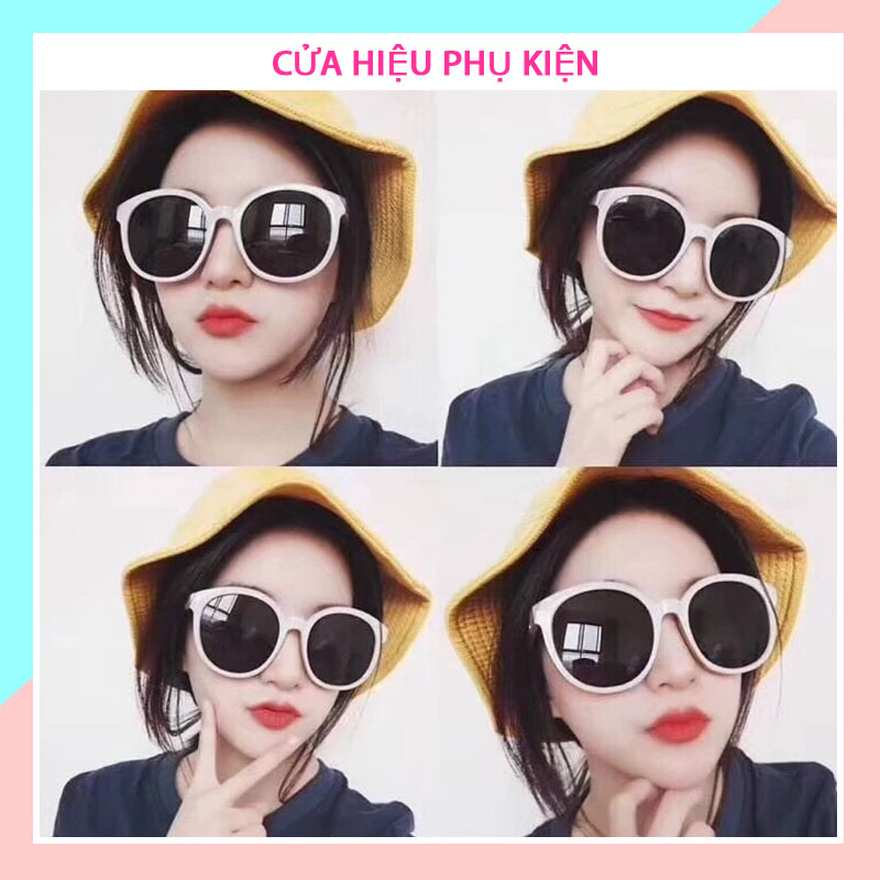 Kính mát chữ V mắt tròn bảo vệ mắt chống tia UV phù hợp đi chơi đi biển - Kính râm nam nữ bảo hành 12 tháng lỗi được đổi sản phẩm mới - Kính mát unisex 010