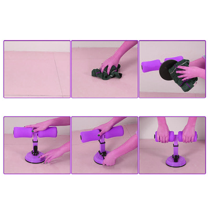 Dụng cụ tập cơ bụng đa năng có đế hút chân không