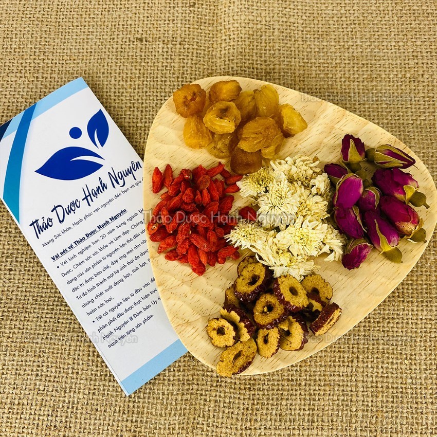 Set Trà Dưỡng Nhan 5 Vị Giúp Đẹp Da, Giữ Dáng
