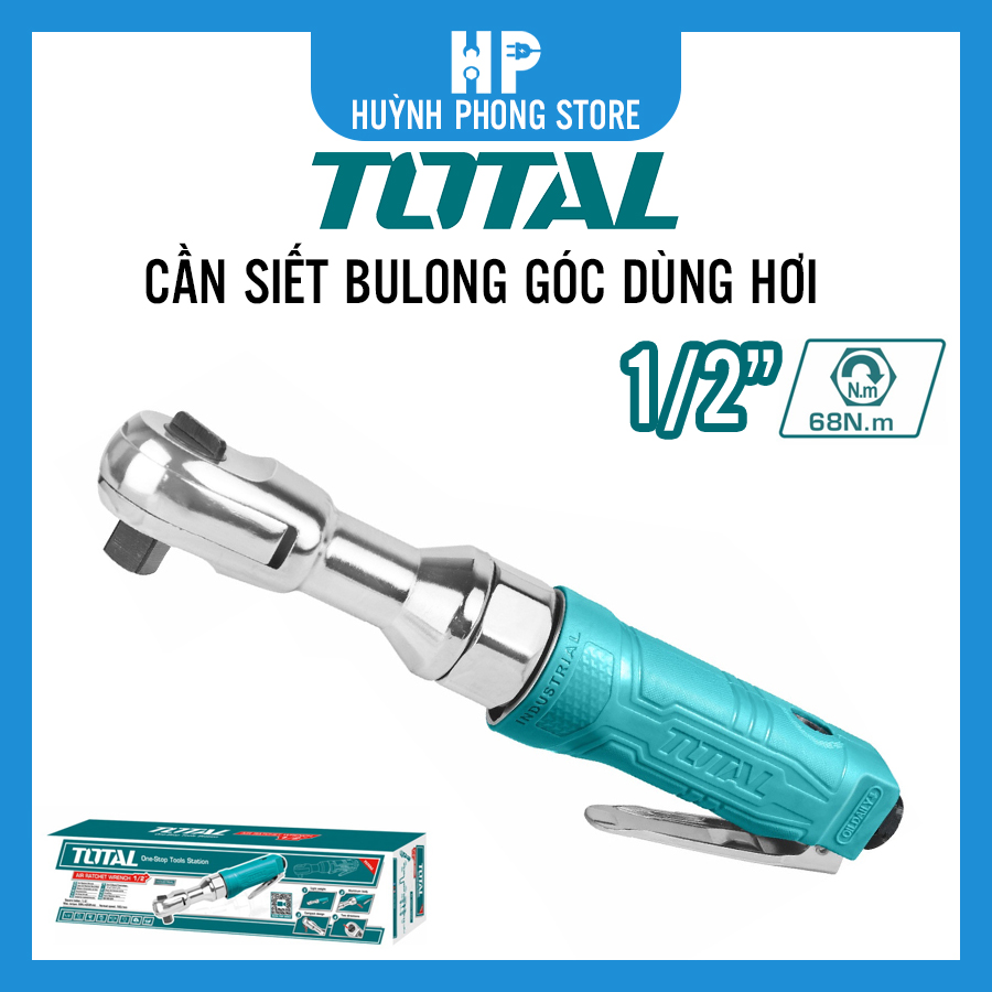 Cần siết bulong góc dùng hơi total tat10121 đầu 1/2", lực siết 68n.m