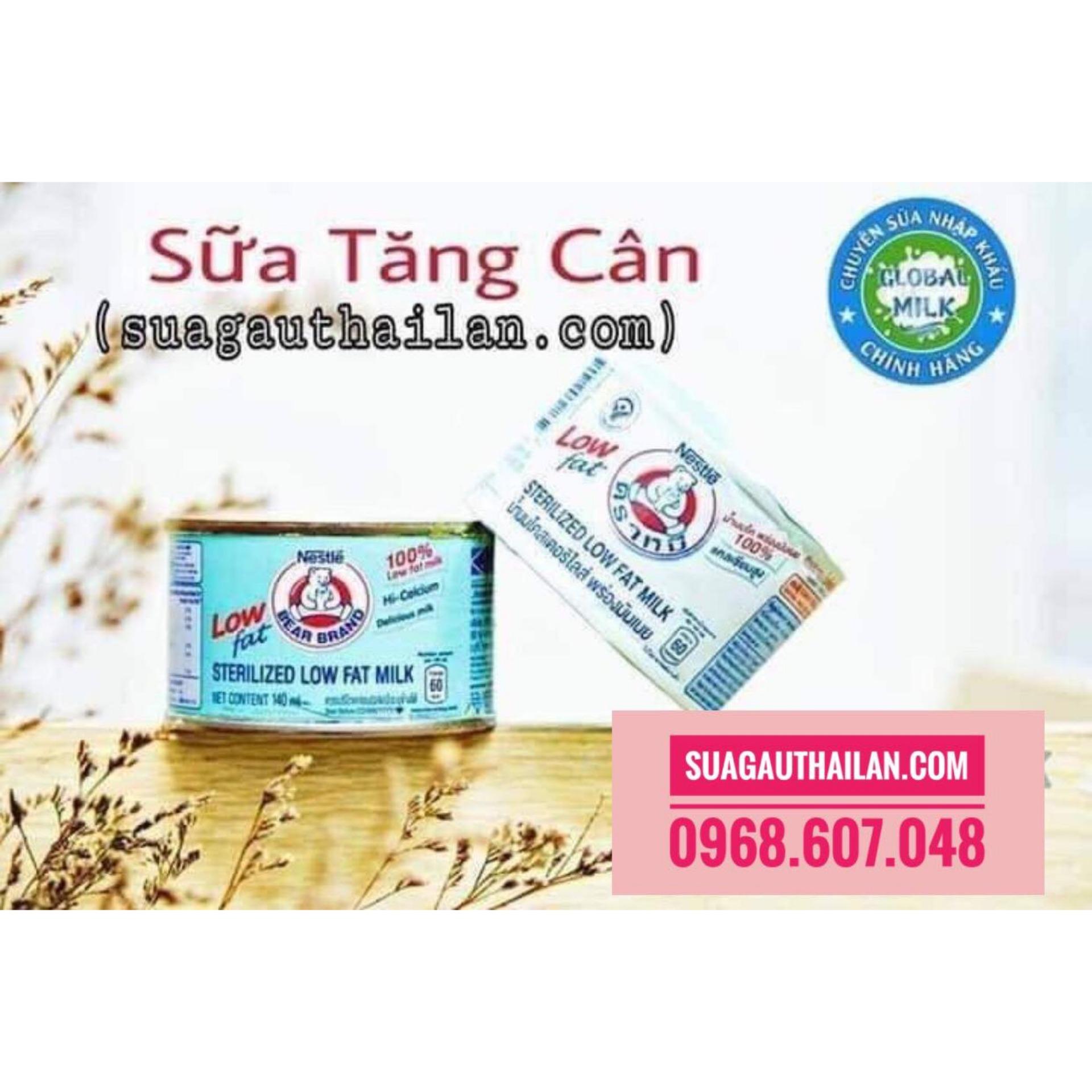 THÙNG SỮA GẤU THÁI LAN CHÍNH HÃNG XANH
