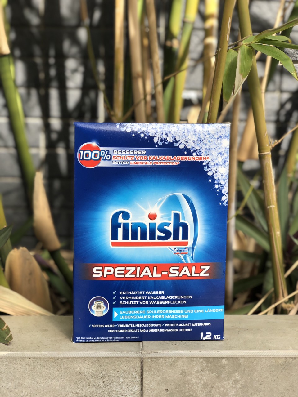 [HCM]Muối rửa bát Finish 1.2kg - Hàng Đức
