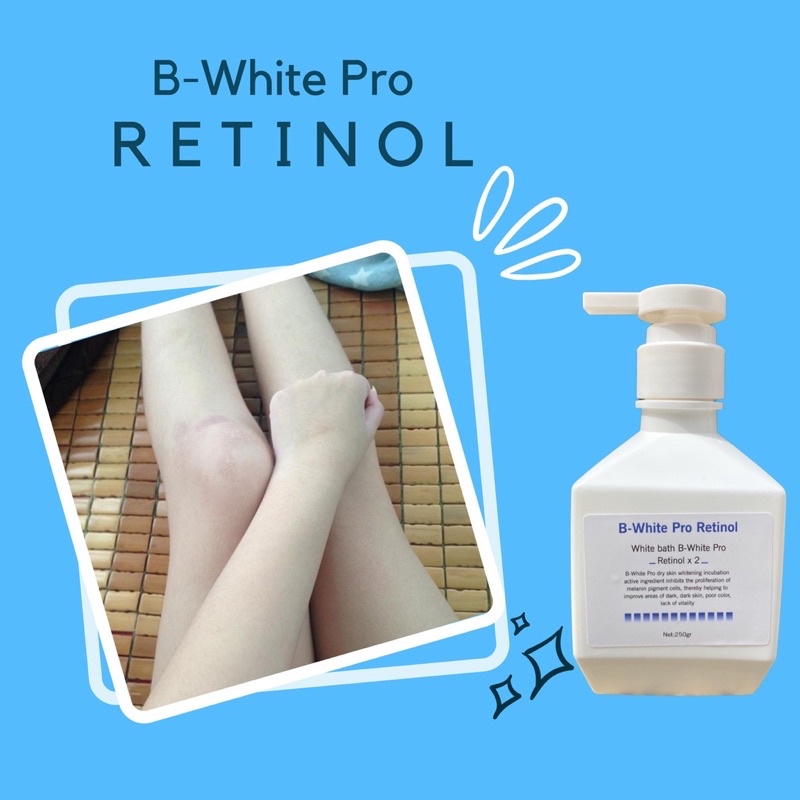 tắm trắng ủ trắng khô B white pro retinol x2