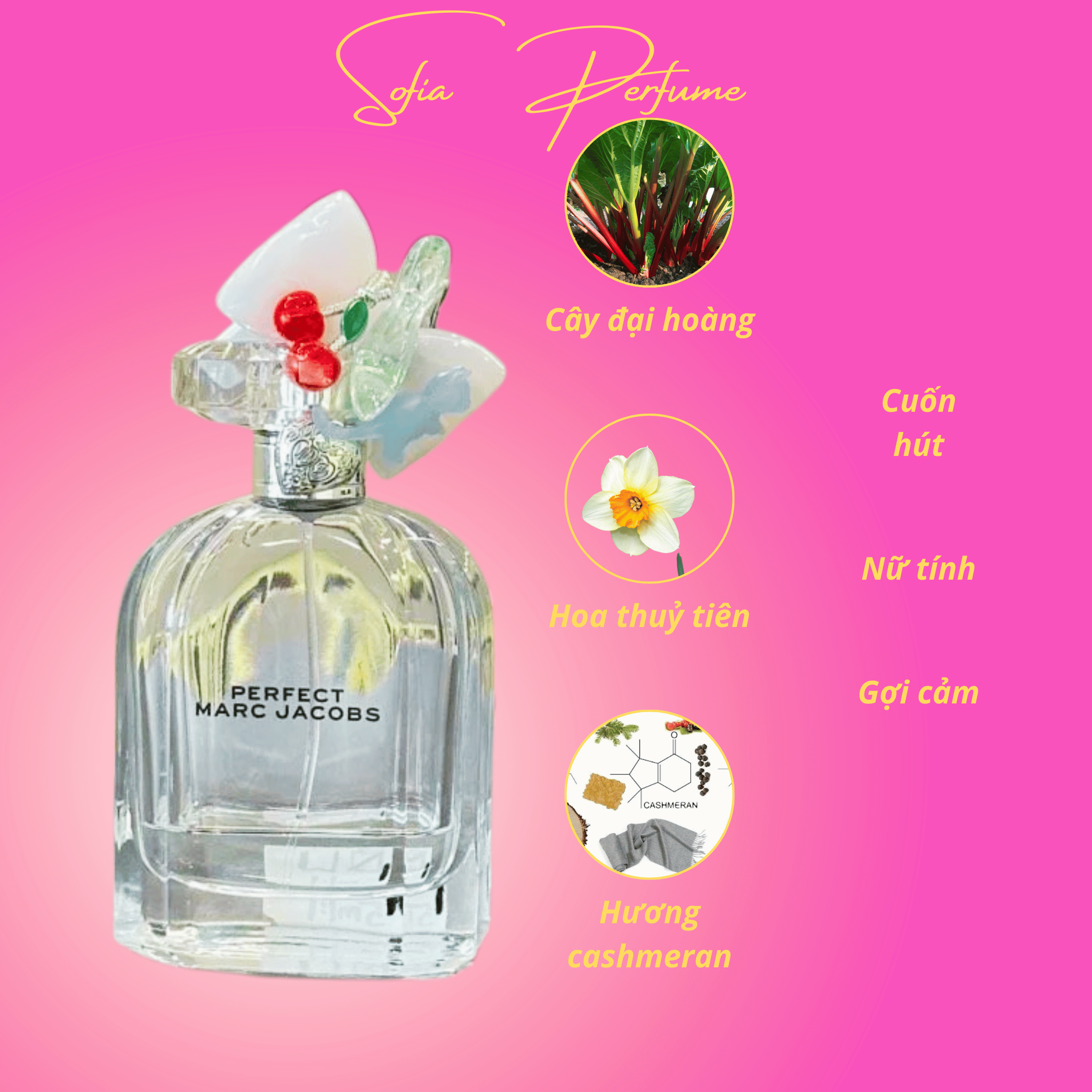 Nước hoa Marc Jacobs Perfect Eau de Toilette -  Hương thơm hoa cỏ tươi mát