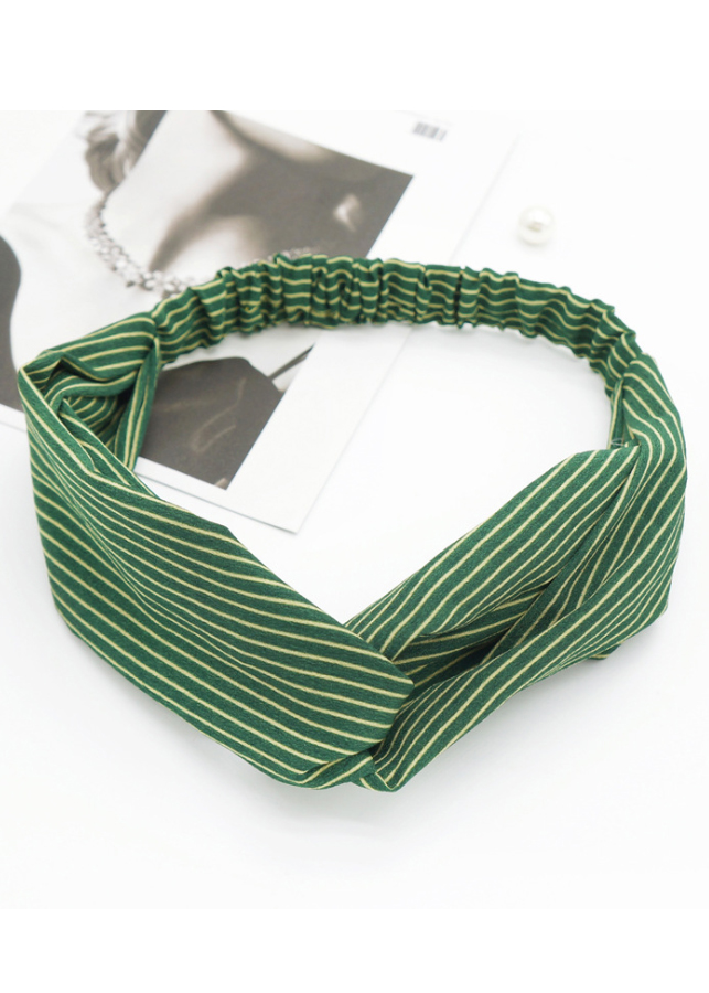 Turban băng đô cài tóc nữ TB41 kẻ sọc