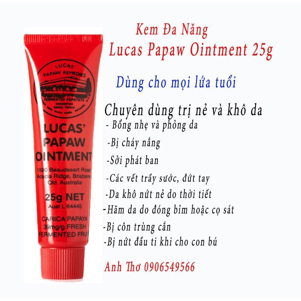 Kem đa năng lucas papaw Ointment  Úc