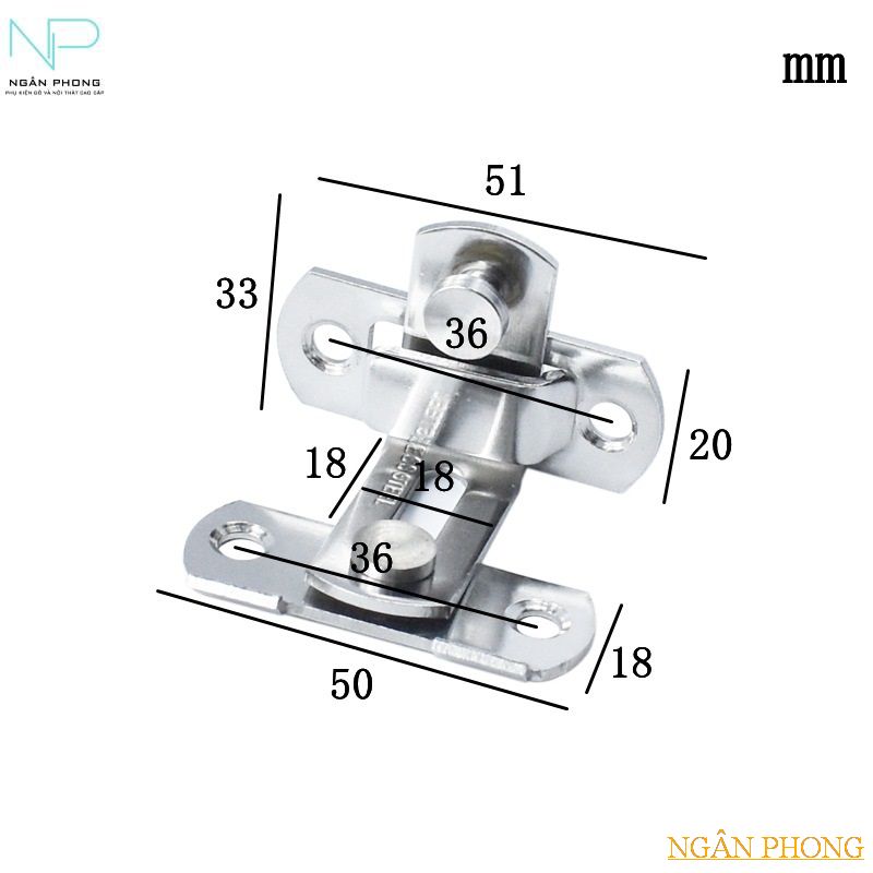 [HCM]CHỐT KHÓA AN TOÀN INOX 201 SỐ 3