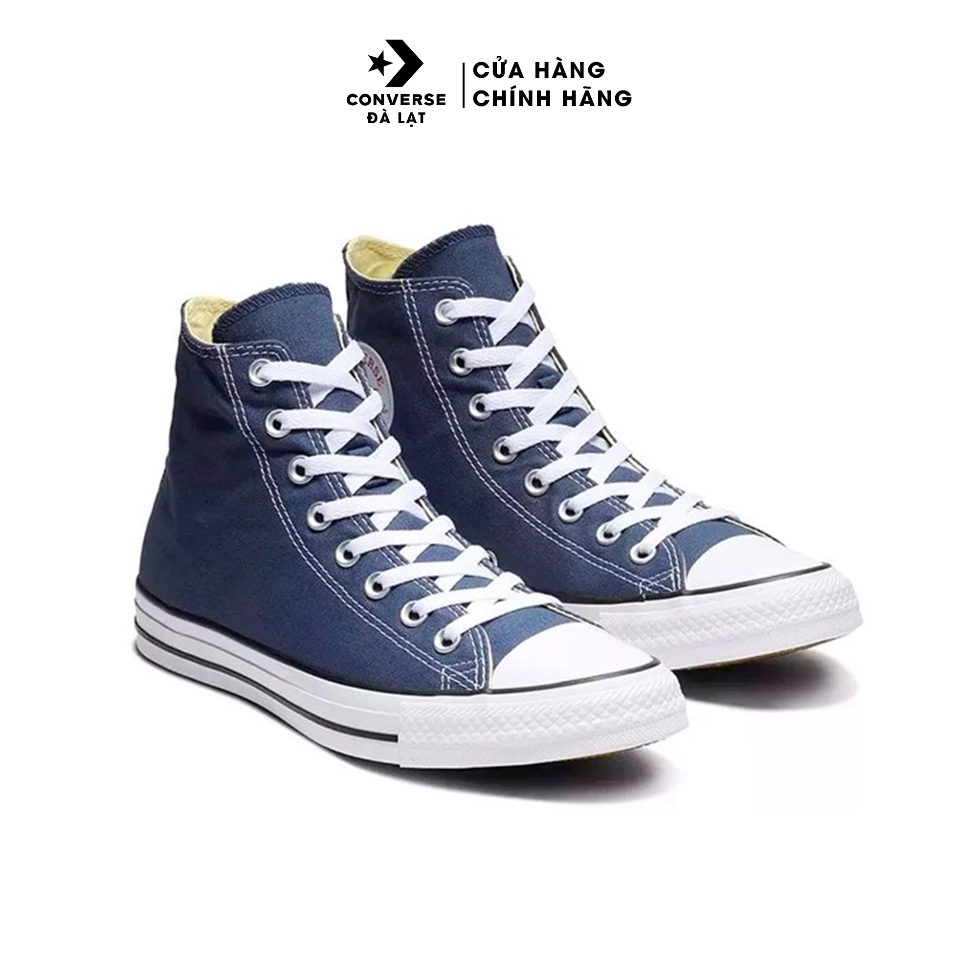 Giày sneakers Unisex cao cổ màu xanh Navy Converse Chuck Taylor All Star  Classic - 127440C 