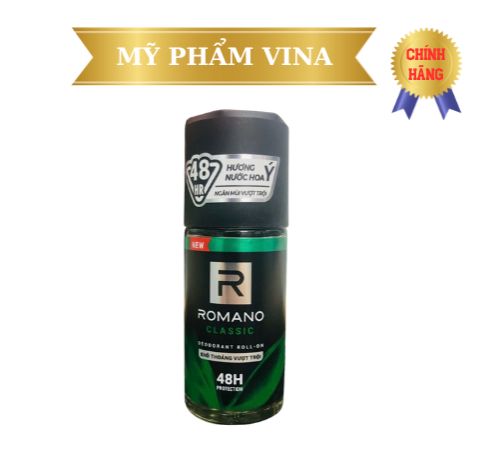 [HCM]Lăn khử mùi Romano Classic chai 50ml