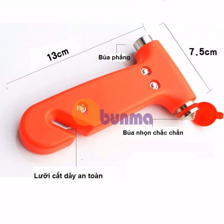 [Flash Sale] Combo Búa thoát hiểm ô tô + khăn lau xe hơi cao cấp