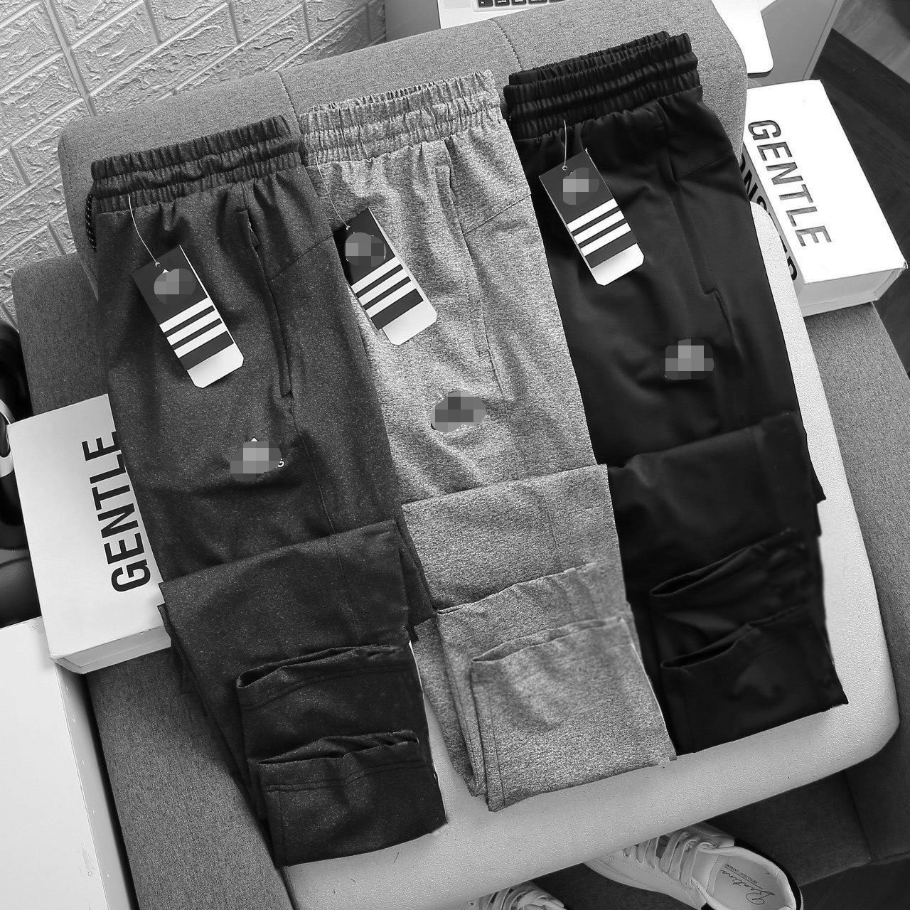 Quần thun jogger nam bigsize (70 - 130kg) - trơn k túm