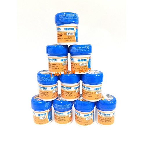 THIẾC BỘT CHÌ BỘT MECHANIC SOLDER PASTE XG50 HỘP 35G