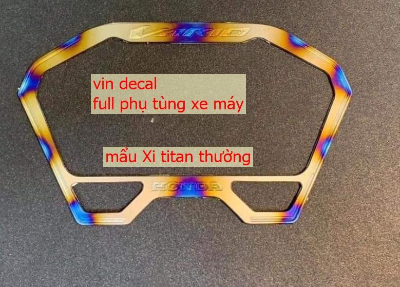 Ốp đồng hồ Vario titan - Vindecal BD