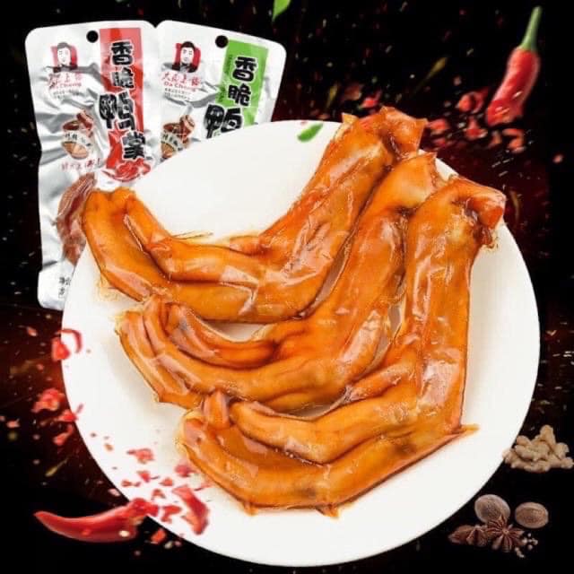 CHÂN VỊT QUAY DACHENG 💖 𝑭𝑹𝑬𝑬𝑺𝑯𝑰𝑷 💖 Loại To 31,8g 🌶🌶