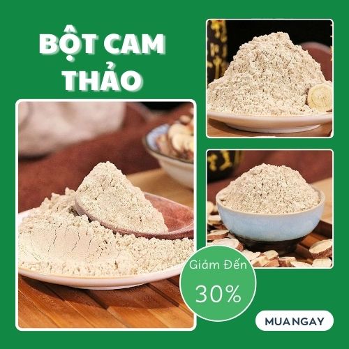 [Hàng công ty] Bột cam thảo nguyên chất 100g - Tấn Phát - Hàng công ty chất lượng cao
