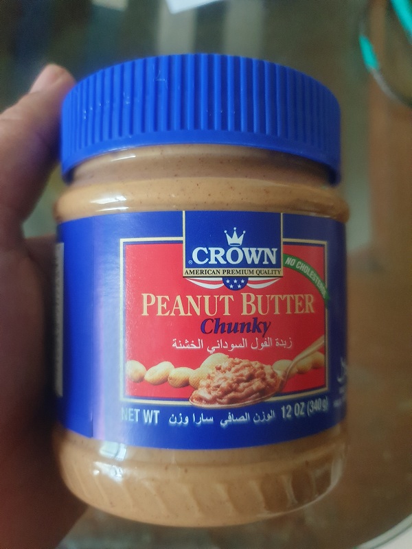 American imported crown-340g chunky peanut butter
