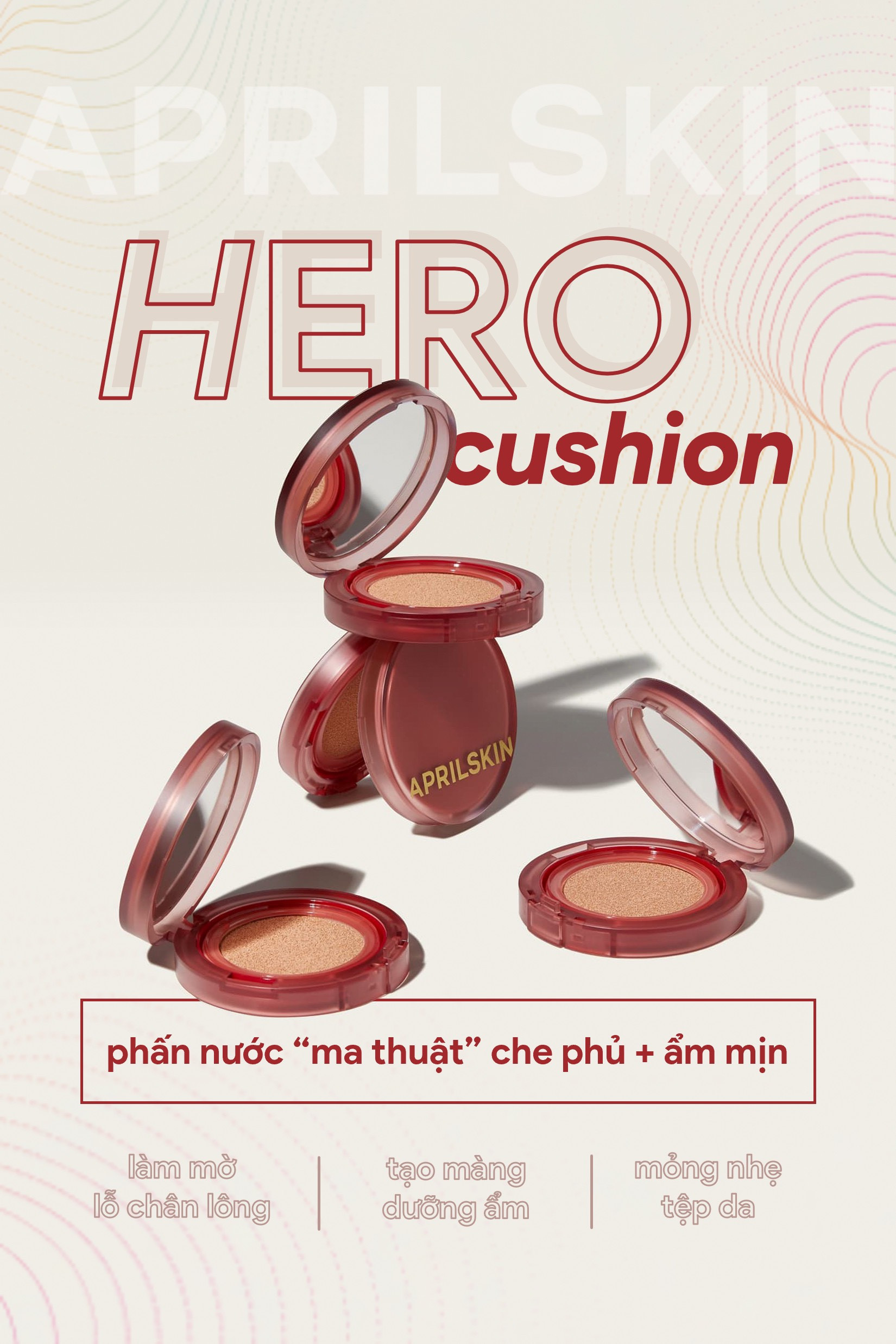 Phấn Nước Aprilskin Ultra Slim Cushion SPF50+/PA+++