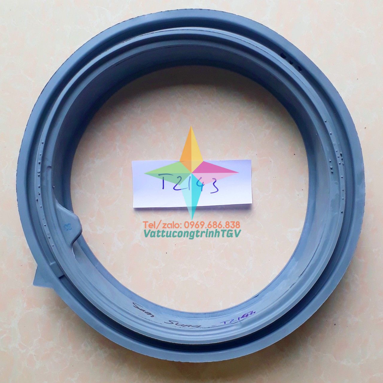 Gioăng cao su cửa DC64-01664A cho  máy giặt SAMSUNG cửa ngang 8-9kg