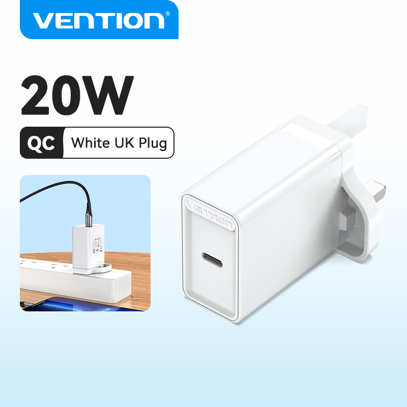 Vention 20w type c fast charger for iphone 13 pro max pd charger 12 pro max cell phone charger samsung s21+, iphone 11 pro max power delivery charger usb c quick charger