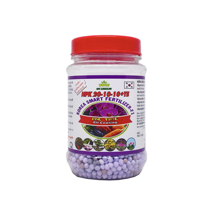 Phân tan chậm Hàn Quốc NPK 20-10-10 - Lọ 150gr (Msp212015) - Mai Huy