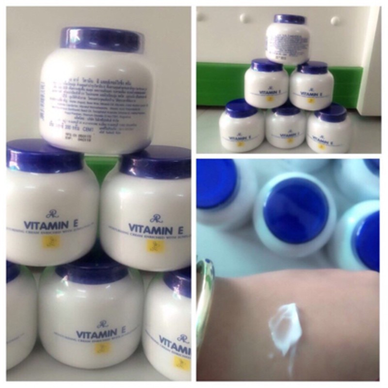[HCM]Kem dưỡng da giữ ẩm Vitamin E hiệu Aron Thái Lan 200g