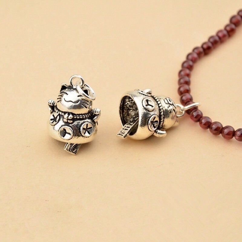 [S925] Charm mèo thần tài - MH271