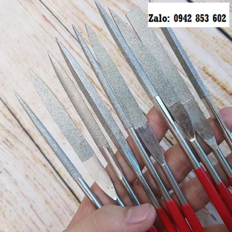 Bộ 10 dũa mài hợp kim cao cấp