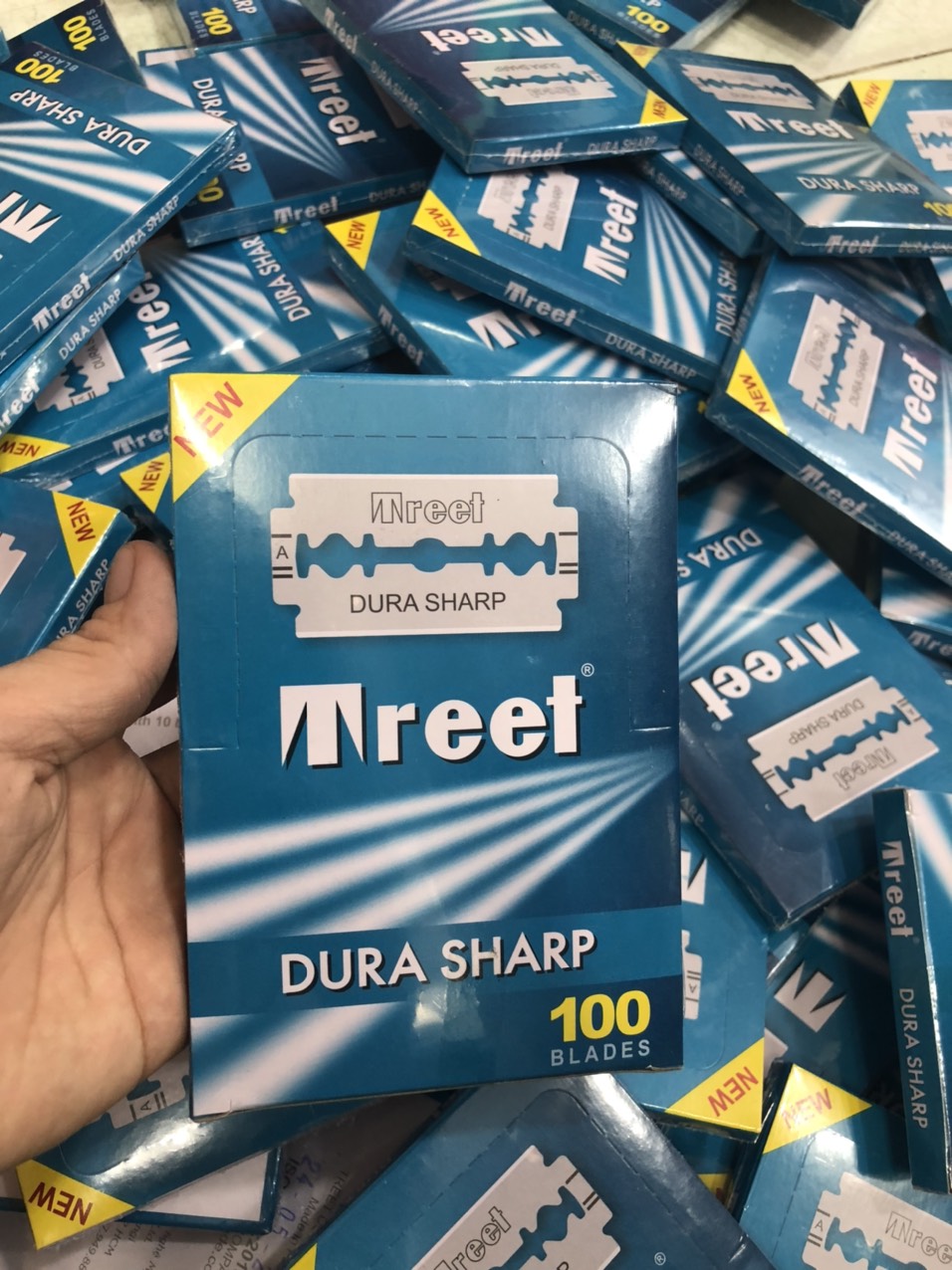 Lưỡi dao lam treet xanh - 100 lưỡi cao cấp chất lượng