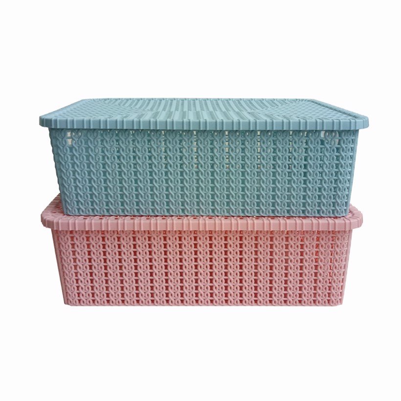 High-Quality Pinky m Storage Box (Pink/Blue)